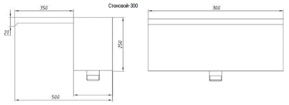 Водопад “СТЕНОВОЙ-300” Арт.: АТ-01.17