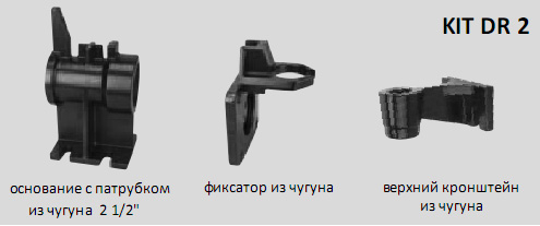 Погружные одноступенчатые насосы с горизонтально расположенным нагнетательным патрубком Drainex 300M
