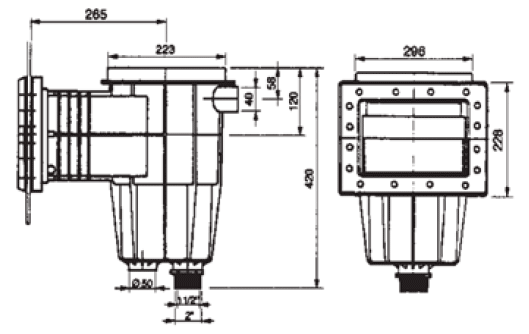 Скиммеры для пленочного бассейна Арт.: A-055