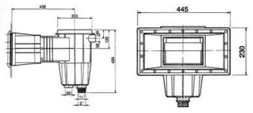 Скиммеры для пленочного бассейна Арт.: A-057