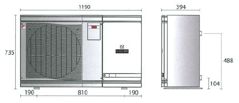 Тепловые насосы для подогрева воды “Edenpac” Арт.: W20EDEN1M, W20EDEN2M, W20EDEN3M, W20EDEN3T, W20EDEN4M, W20EDEN5T
