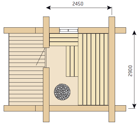 Сауна Kelo SO4500