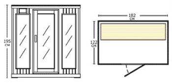 Трехместная инфракрасная кабина HSI 30
