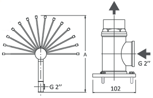 Фонтанная насадка MINI-WATER HEMISPHERE
