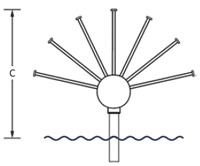 Фонтанная насадка GALAXY HEMISPHERE