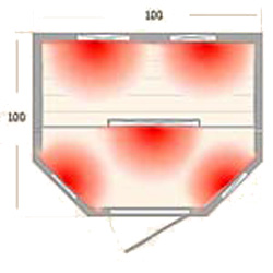 Инфракрасная cауна Модель SF-2