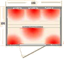 Инфракрасная cауна Модель SF-4 DW