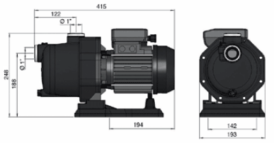 Насос для очистки бассейнов Ontario Арт. 34396