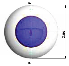 Сверхплоские светильники для отделанных пленкой бетонных бассейнов Арт. 43452 43454