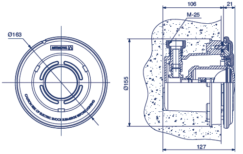 Металлические светильники MINI с нишей Арт. 33686 36643