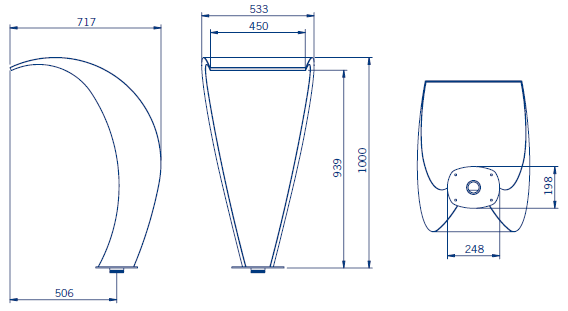 Водяная завеса Swan 450 Арт. 34387 34388 34389