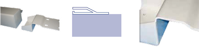 Поперечная балка установлена для горизонтального профиля направляющей