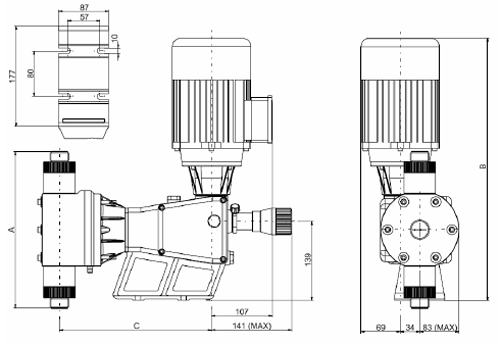 ПЛУНЖЕРНЫЕ ДОЗИРОВОЧНЫЕ НАСОСЫ СЕРИИ Р