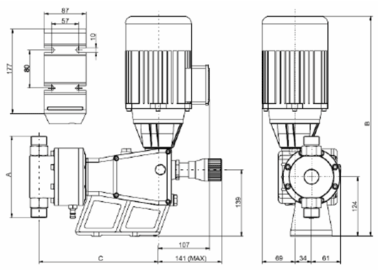 МЕМБРАННЫЕ ДОЗИРОВОЧНЫЕ НАСОСЫ СЕРИИ D