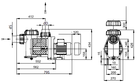 Насос для Бассейна, Speck BADU 90