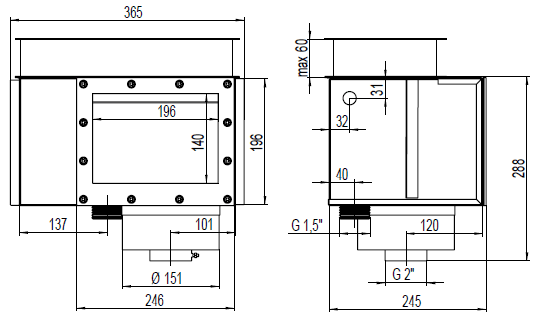 Скиммер Аквасектор С КАМЕРОЙ АВТОДОЛИВА