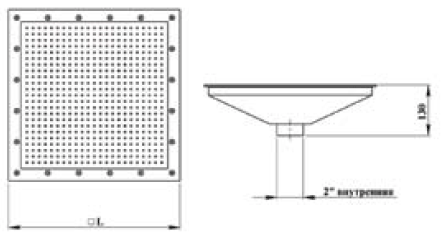 Плато аэромассажные из нержавеющей стали аквасектор
