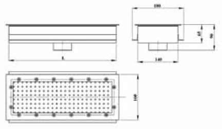 Плато аэромассажные из нержавеющей стали аквасектор