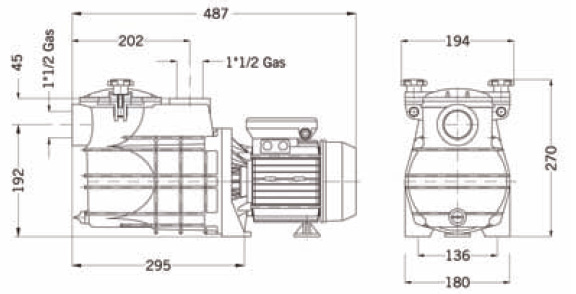 Самовсасывающие насосы “Mini” Арт. 1MIN0030M2V