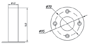 Анкер крепления для лестниц