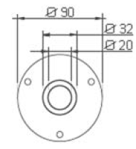 Форсунка стеновая Артикул: AT-03.01