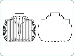БАК ПОД СЕПТИК ОДНОКАМЕРНЫЙ