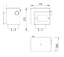 Скиммер “V-15л” с клапаном регулировки уровня воды