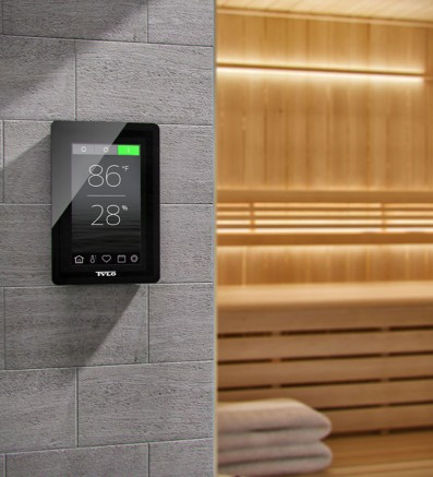 На стене пульт управления Tylo Elite новинка 2017 года