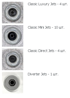 Спа бассейн Jacuzzi J-210 форсунки
