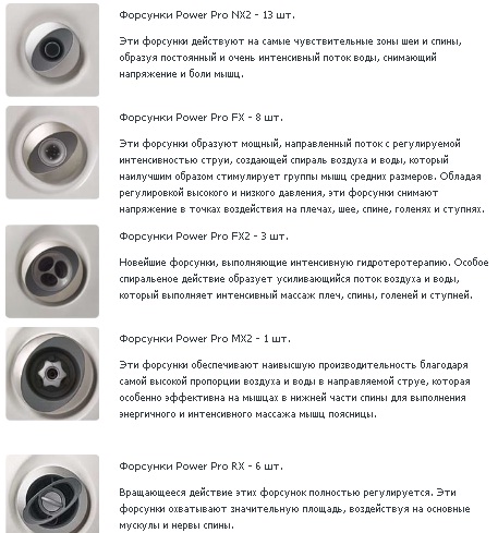 спа бассейн Jacuzzi J-385 форсунки