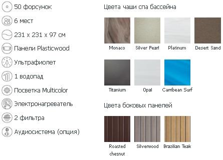 JACUZZI J-375 комплектация