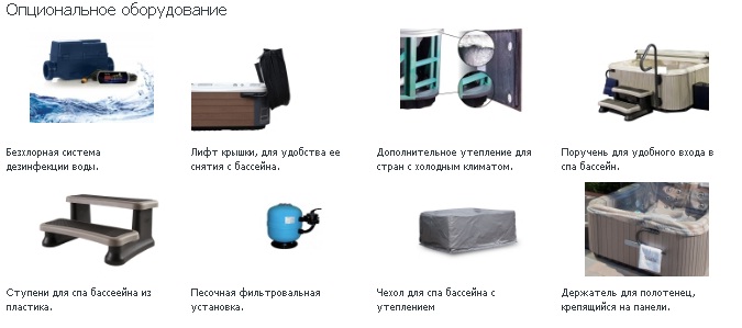 Спецификация спа бассейна WELLIS MANHATTAN 2018