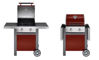 JAMIE OLIVER Газовый гриль BBQ HOME, красный