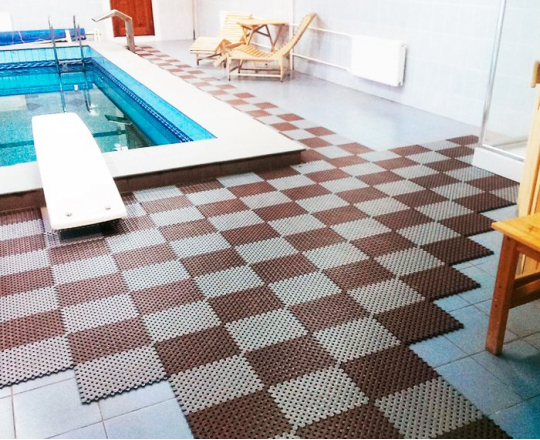 Дренажное модульное покрытие Aqua желтая Размер 340 х 340 мм