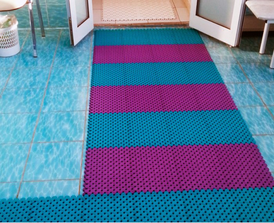 Дренажное модульное покрытие Aqua желтая Размер 340 х 340 мм