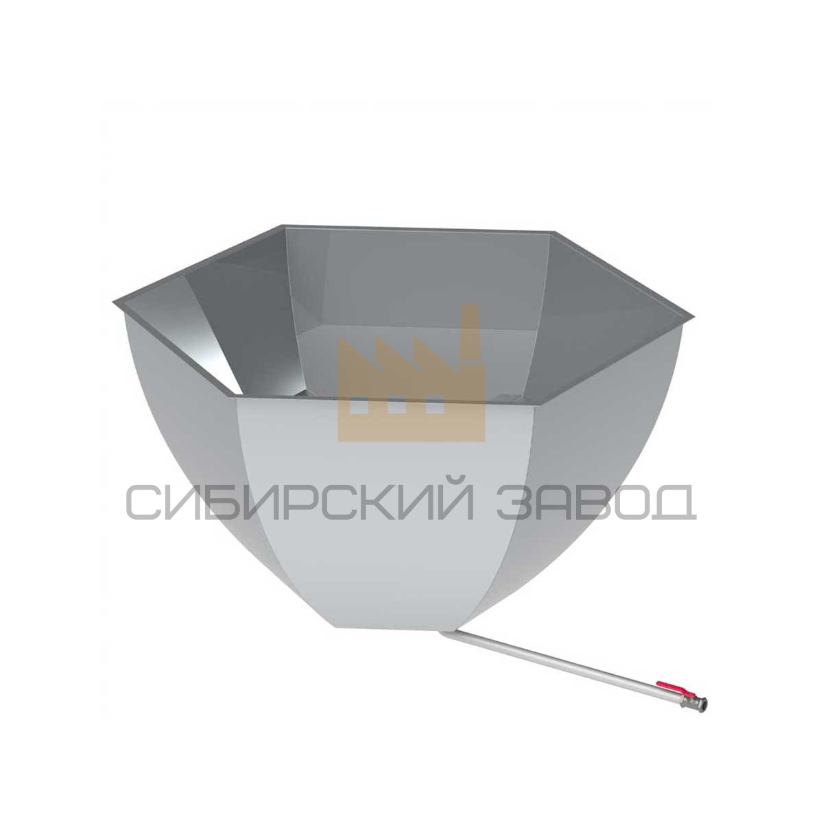 Банный чан 6 граней под самоотделку 600 литров