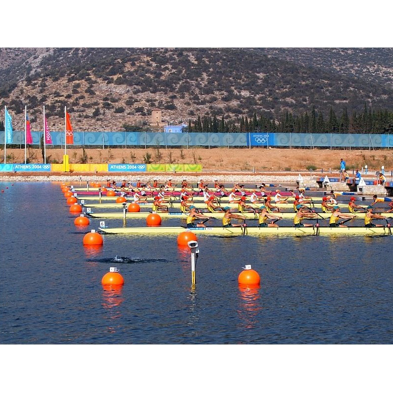 Спортивная гребли на байдарках и каноэ профессиональная система хронометража 9 дорожек ALGE-Timing