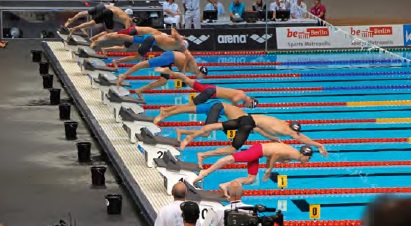 Стартовая тумба SO5 с фальстартовой панелью и регулируемой колодкой старта