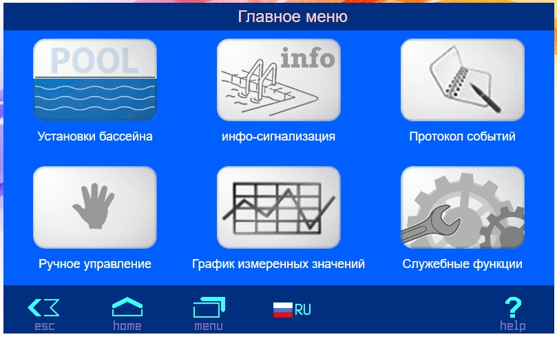 Блок управления фильтрацией с встроенным контролем PC-40.NET с доступом через интернет арт 310.000.0565
