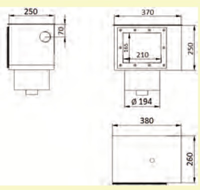 Скиммер V-25 л с клапаном регулировки уровня воды Артикул АТ 05.13