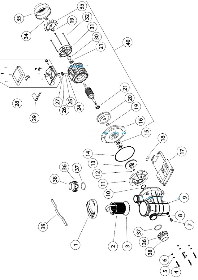 Деталировка насоса IML America