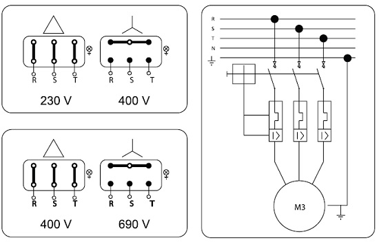Электрическая схема подключения насоса IML Atlas