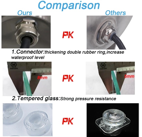 Светильники светодиодные подводные IP68/ установка НА КРОНШТЕЙНЕ XYH86ZG-3W